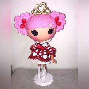 LALALOOPSY QUEENIE RED HEARTS FULL SIZE DOLLLALALOOPSY QUEENIE RED HEARTS FULL S